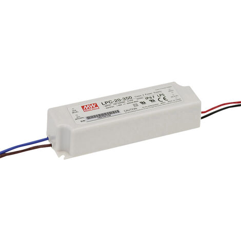 Mean Well LPC-20-700 LED-Treiber Konstantstrom 21 W 0.7 A 9 - 30 V/DC nicht dimmbar, Überlastschutz