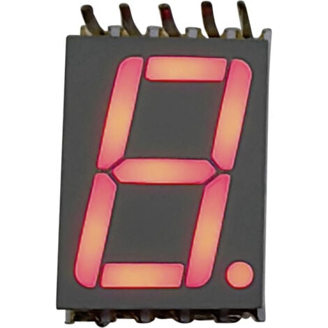 TRU COMPONENTS SMD LED Rot 13 Mcd Einzelziffer Display