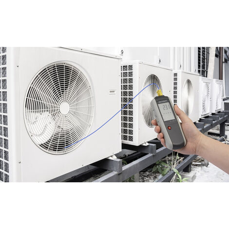 VOLTCRAFT TP-201 Luftfühler – Typ K, -100 Bis 300 °C, Mit Thermoelement-Stecker, Original