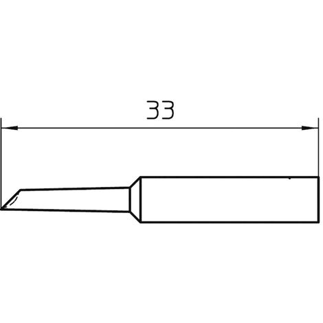 Weller XNT GW Lötspitze abgeschrägt 45° Spitzen-Größe 2 mm Spitzen-Länge 33 mm Inhalt 1 St.