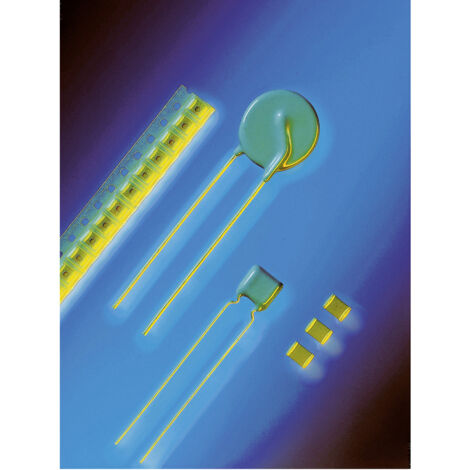 Produktbild von 10er-Set Varistor S05K25 – 25V, 10mW, RM5, Ø5x3mm, Epcos B72205S0250K101, Für Überspannungsschutz