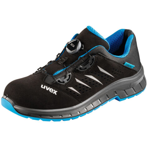 uvex 6938 6938243  Sicherheitshalbschuh S1P Schuhgröße (EU): 43 Schwarz/Blau 1 Paar
