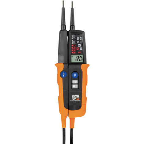 HT Instruments HT10 Zweipoliger Spannungsprüfer CAT III 1000 V, CAT IV 600 V Akustik, Bargraph, LCD (1/3)
