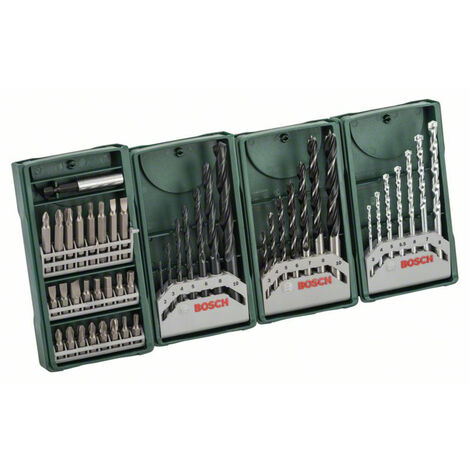 Bosch Accessories 2607017071 X-Line 46teilig Bohrer- und Bit-Sortiment Metall, Stein, Beton, Holz, M (1/5)