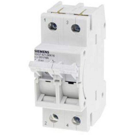 Siemens 5SG76210KK16 Sicherungslasttrennschalter   Sicherungsgröße = D01  16 A  400 V 1 St.