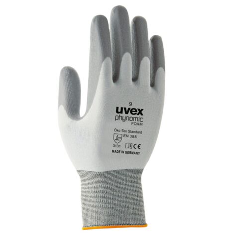 Uvex 6005009 Schutzhandschuhe phynomic foam 60050 Größe 9