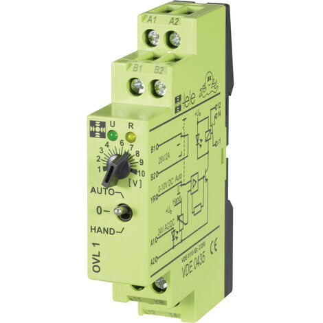 tele OVL1 24 V/AC/DC 0 - 10 V Koppelrelais 24 V/DC, 24 V/AC 5 A 1 Wechsler  1 St.