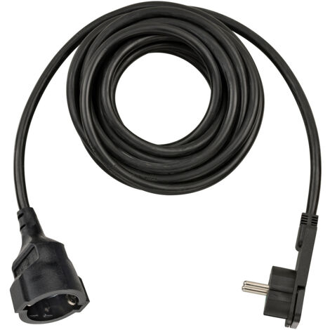 Brennenstuhl 1168980050 Strom Verlängerungskabel   Schwarz 5.00 m H05VV-F 3G 1,5 mm²