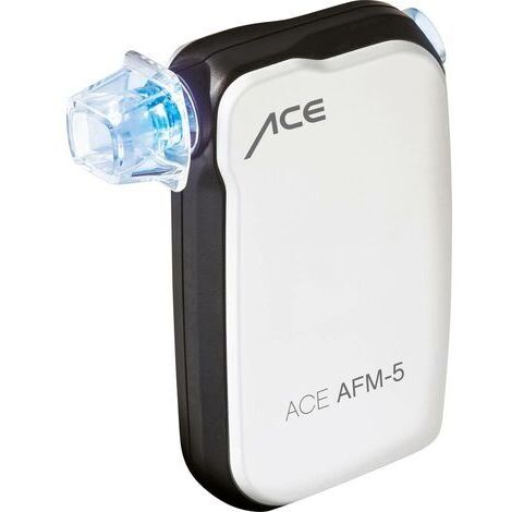ACE AFM-5 Alkoholtester Weiß 0 bis 4 ‰ Anzeige per Smartphone W054751
