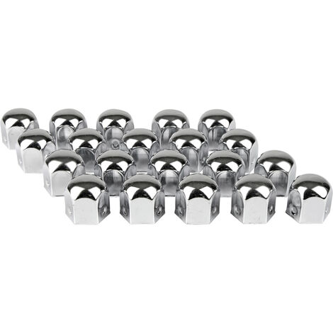 Eufab Radschraubenkappe Passend für (Schraubengröße) 19 mm Chrom Metall