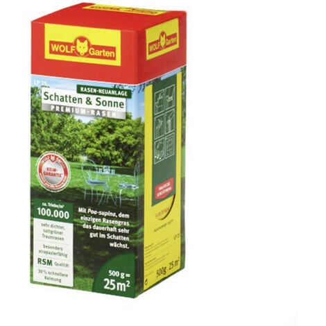 WOLFGarten 3820020 PremiumRasen Schatten & Sonne LP25 1 St.