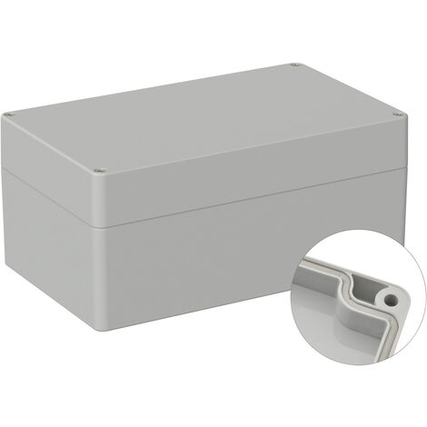 TRU COMPONENTS TC-9065672 Industrie-Gehäuse 200 x 120 x 90 ABS Lichtgrau (RAL 7035) 1 St. (1/2)