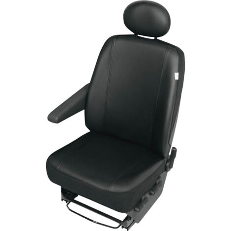 HP Autozubehör 22811 VS1 Sitzbezug 1 Stück Kunstleder Schwarz Fahrersitz