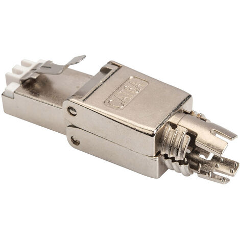 Digitus DN-93634 CAT 6A Feldstecker, RJ45, geschirmt, AWG 22-27, werkzeugfreier Montageanschluss DN-