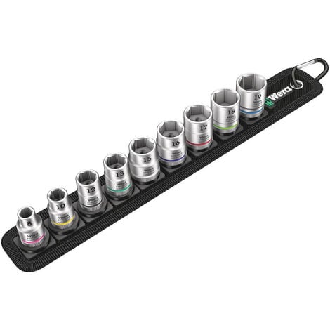 Wera Belt B 4 Steckschlüsseleinsatz-Set  3/8" (10 mm) 9teilig 05003973001