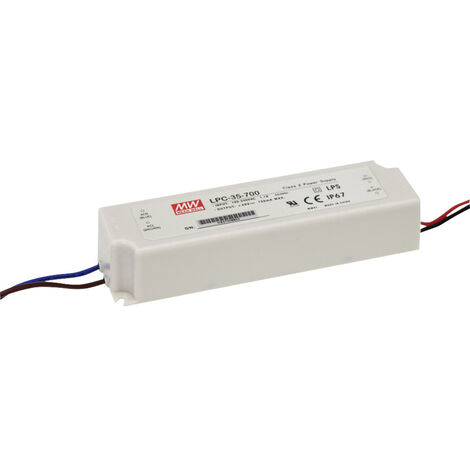 Mean Well LPC-35-700 LED-Treiber  Konstantstrom 33.6 W 0.7 A 9 - 48 V/DC nicht dimmbar, Überlastschu