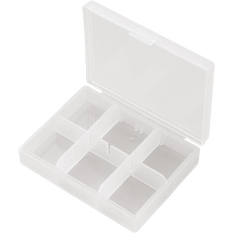 TRU COMPONENTS PP06-01 Sortimentskasten (L x B x H) 84 x 63 x 20 mm Anzahl Fächer: 6 variable Untert