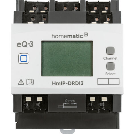 HOMEMATIC IP Smart Home 154434A0, Dimmaktor für Hutschienenmontage, 3-fach