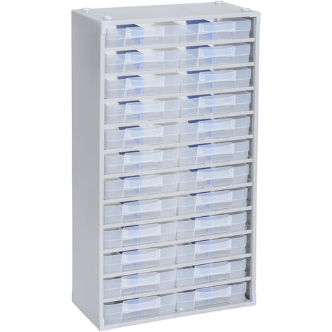 Allit 464810  Kleinteilmagazin VarioPlus ProM 57/48  (B x H x T) 300 x 565 x 140 mm Silber 1 St.