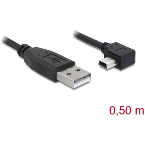 Delock USB-Kabel USB 2.0 USB-A Stecker, USB-Mini-B Stecker 0.50 m