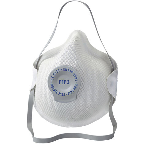 Moldex Klassiker 255555 Feinstaubmaske mit Ventil FFP3 D 5 St. EN 149:2001, EN 149:2009 DIN 149:2001 (1/2)