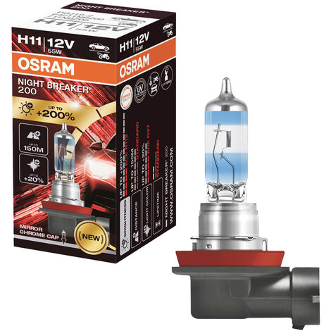 OSRAM H4 12V NIGHT BREAKER 200 bis zu 200% mehr Licht Set - 2 Stück
