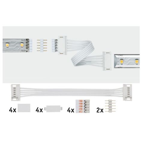Paulmann MaxLED Universal Connector weiß 2er Pack LED-Streifen