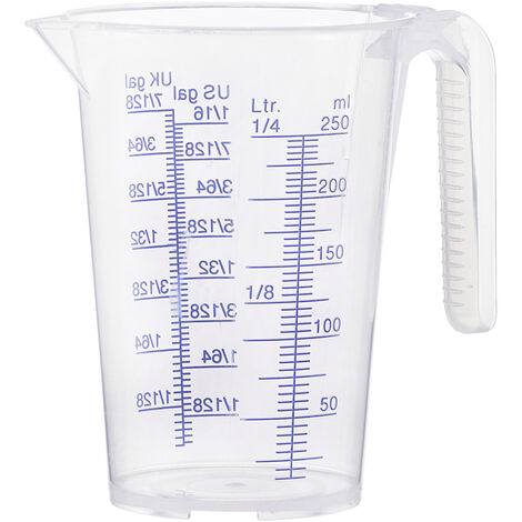 PRESSOL Messbecher Polypropylen transparent 0,25 l
