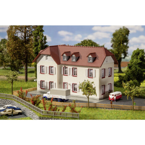 FALLER 232328 – Zweistöckiges Wohnhaus Mit Fensterläden | Modellbahn Gebäude N