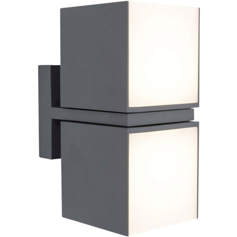 Lutec CUBA 5193801118 LED-Außenwandleuchte     Anthrazit