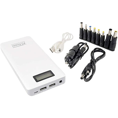 XTPower XT-16000 QC3 Powerbank 15600 mAh Li-Ion USB, DC-Buchse 3.5 mm Weiß (1/4)