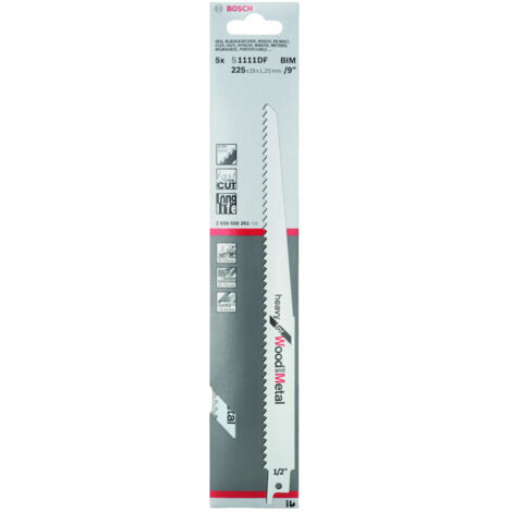 Bosch 5 Säbelsägeblatt S 1111 DF - 2608656261