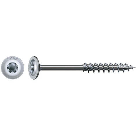 SPAX 251010802005  Holzschraube 8 mm 200 mm T-STAR plus    Stahl WIROX 50 St.
