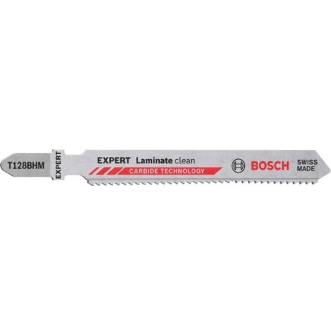 Bosch Accessories 2608900542 EXPERT ‘Laminate Clean’ T128 BHM Stichsägeblatt, 3 Stück 3 St.