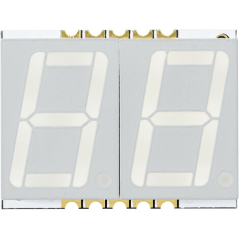 Mcd Led Example TRU COMPONENTS SMD-LED Rot 13 mcd Zweiziffern-Display