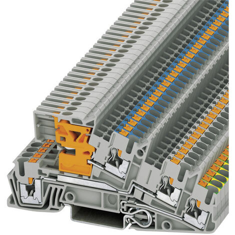 Phoenix Contact 3213946 Installationsschutzleiterklemme 5.2 mm Schnellanschluss  Grau 1 St.