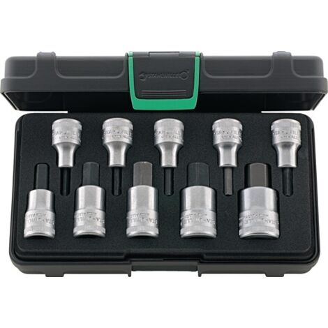 Stahlwille 54/10 KN Steckschlüssel-Bit-Einsatz-Set 1/2" (12.5 mm) 10teilig 96031508 (1/5)