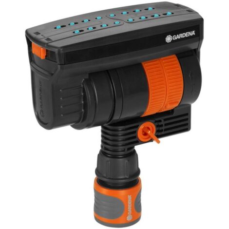 Gardena Sprinklersystem Pipeline Viereckregner 825120 – für Flächen von 9 bis 216 m² – Reichweite 3 bis 18 m – Sprengbreite 3 bis 12 m (1/10)