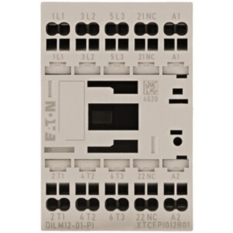 Eaton DILM12-01(24VDC)-PI Leistungsschütz 3 Schließer 5.5 kW 12 A 1 St. (1/3)