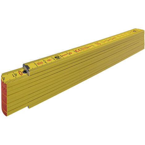 Stabila Holz-Gliedermaßstab Type 700 1304 Maßstab 2 m Buchenholz