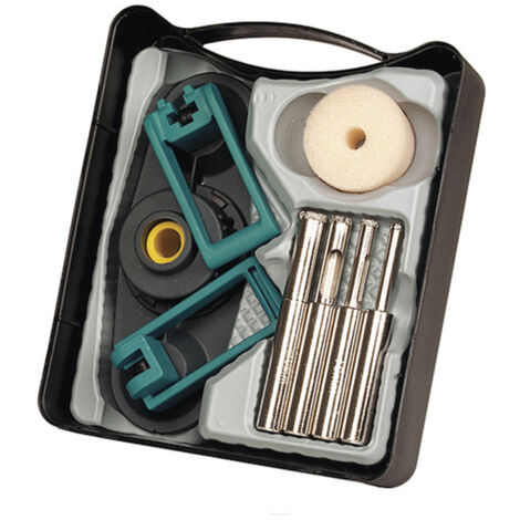Wolfcraft 8771000 Fliesenbohrer 4teilig 5 mm, 6 mm, 8 mm, 10 mm Zylinderschaft 1 Set