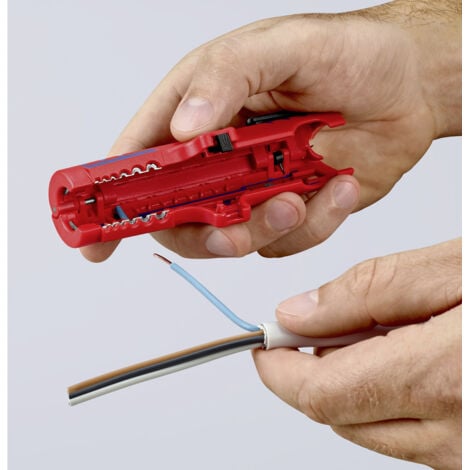 Knipex 16 85 125 SB   Kabelentmanteler Geeignet für Rundkabel, Feuchtraumkabel 8 bis 13 mm 0.2 bis 4