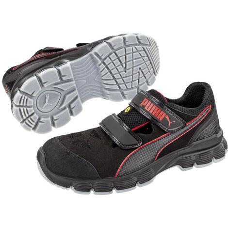 PUMA Aviat Low ESD SRC 640891-42 ESD Sicherheitsschuh S1P Schuhgröße (EU): 42 Schwarz, Rot 1 St.