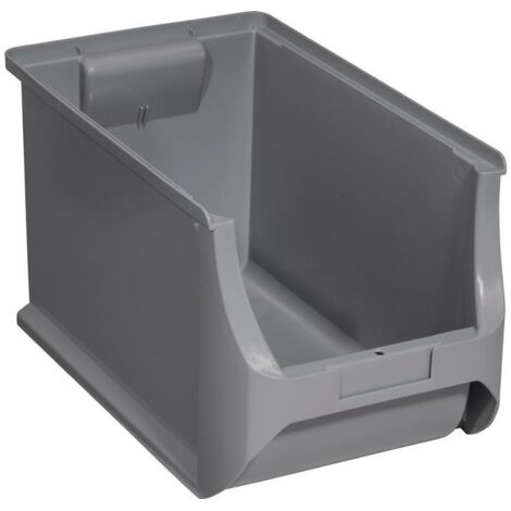 Sichtlagerkasten ProfiPlus L355xB205xH200mm PP grau stapelbar