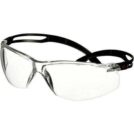 3M SecureFit SF501AF-BLK Schutzbrille mit Antibeschlag-Schutz, mit Antikratz-Schutz Schwarz (1/5)