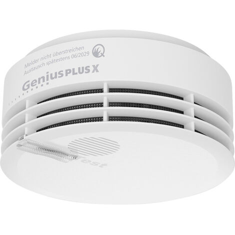 Hekatron Genius Plus X 2020 Funk-Rauchwarnmelder  inkl. 10 Jahres-Batterie, auf Funk umrüstbar batte