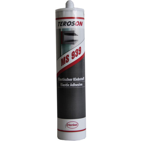 Teroson MS 939 BK CR Klebe- und Dichtmasse Herstellerfarbe Schwarz 2436358 290 ml