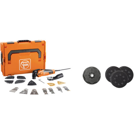 Fein MM 500 PLUS CE-Set 72296775000 Multifunktionswerkzeug inkl. Koffer, mit Zubehör 350 W