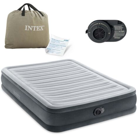 Intex 67768ND FULL COMFORT-PLUSH AIRBED Luftbett (L x B x H) 191 x 137 x 33 cm Grau