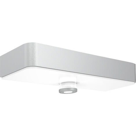 Steinel SOL-O S 052652 Solar-Außenwandleuchte mit Bewegungsmelder LED LED fest eingebaut 1.5 W Silb (1/5)